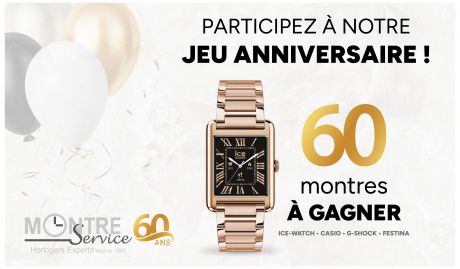 60 montres à gagner - Montre Service