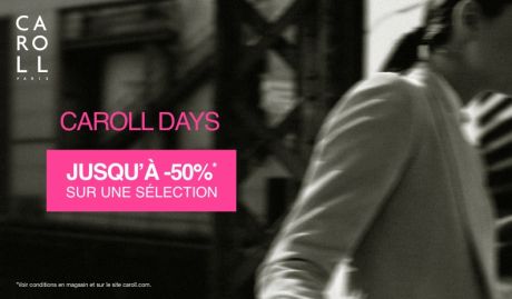 Caroll Days : jusqu'à -50 % sur une sélection