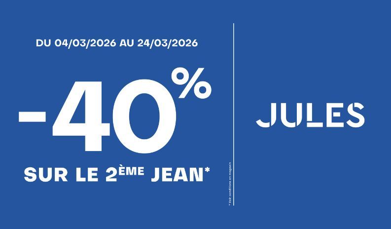 Offre chez Jules