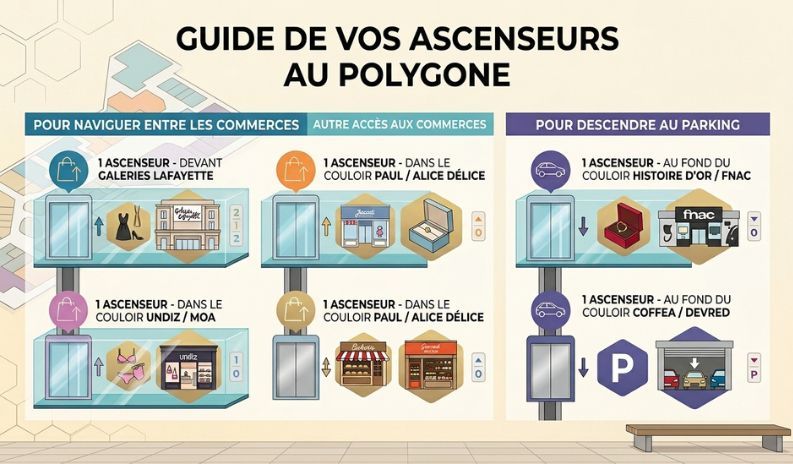 Guide mobilité : faciliter vos déplacements au centre Polygone