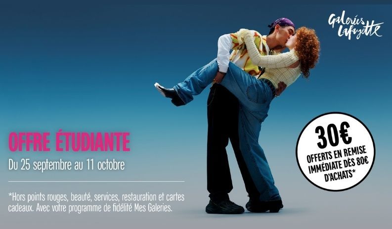 Offre Étudiante Galeries Lafayette