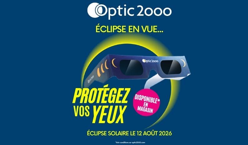 Éclipse solaire avec Optic 2000