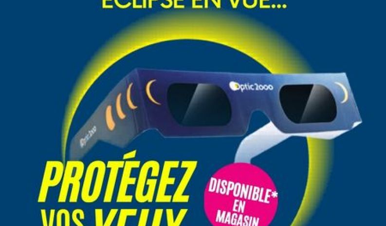 Éclipse solaire avec Optic 2000