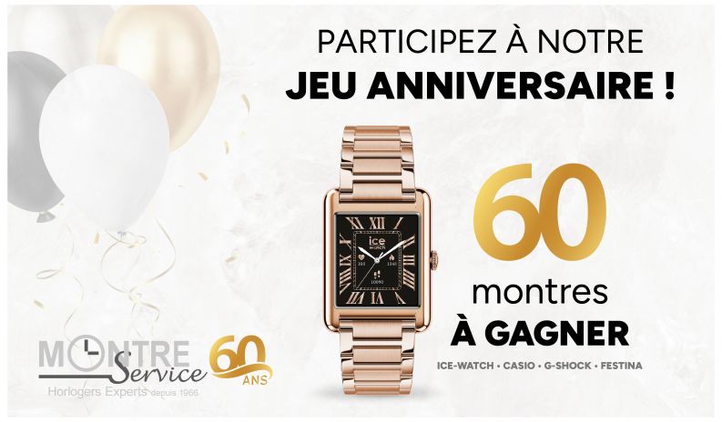 60 montres à gagner - Montre Service