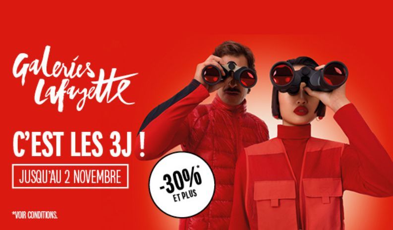Les 3J chez Galeries Lafayette