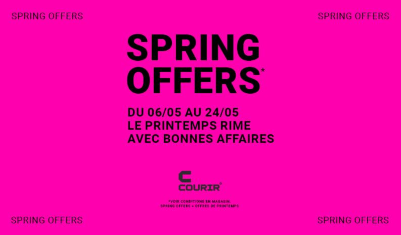 Promo Courir : Spring Offers