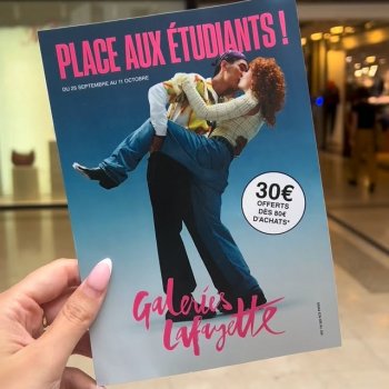 🛍️ BON PLAN ÉTUDIANT

🎓 Place aux étudiants avec les Galeries Lafayette !!

🤩Jusqu’au 9 octobre, profitez de 30€ offe…